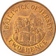 Monnaie, Jersey, Elizabeth II, 2 Pence, 1989, SPL, Bronze, KM:55 - Jersey