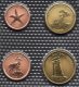 Muster EURO Cyprus 2006 Stg 20€ Stempelglanz Der Staatlichen Münze Zypern Set 1-20C Probe Coins Republik Of South-Kibris - Cyprus