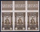 Syrie: 1944 Yv 238, Maury 2413a, Sans Valeur Dans Le Cartouche, 3-block, Bord De Feuille, Non Dent. Signed  MNH/** - Unused Stamps