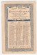 Chromo Calendrier 1900 Imp. Goupil Compagnie Coloniale Paris Fille Jeu Tour Eiffel Peintre Antoine Calbet A6-62 - Sonstige & Ohne Zuordnung