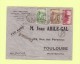 Abidjan - Cote D'Ivoire - 13 Oct 1939 - Par Avion Destination Toulouse - Controle Postal Commission D - Lettres & Documents