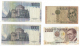 Lot 9 Billets De Banque Lire Italie état D´usage - Other & Unclassified