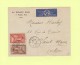 Rabat - Maroc - Par Avion Pour Saint Maur - 17-5-1939 - Briefe U. Dokumente