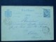 45/516   BRIEFKAART NAAR PARIS  1891  CACHET AMB. MARSEILLE A LYON SPECIAL - Entiers Postaux