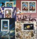 Mond Vom Richtigen Zeitpunkt&stars Topic Stamp 2244/5+Block 75-247 O 52€ Astronomie/Astrologie Bloc Space Sheet Bf Corea - Alemán