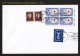 U.S.A.   Scott # 1016 BLK. Of 4 ON FDC W/JUDAICA LABLES (NOV 21 1952) - Jewish