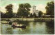 Promenade & St Raphael's Church, Surbiton Colour Postcard 1907 - Surrey