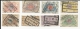 Serie  8 Timbres Taxe Chemin De Fer  Dentelés Oblitérés Belgique  : 1895/1902 - Briefmarken