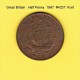 GREAT BRITAIN   1/2  PENNY  1967  (KM # 896) - C. 1/2 Penny