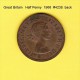 GREAT BRITAIN   1/2  PENNY  1966  (KM # 896) - C. 1/2 Penny