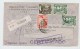 Peru/Czechoslovakia REGISTERED AIRMAIL COVER 1946 - Peru