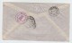 Peru/Czechoslovakia REGISTERED AIRMAIL COVER 1946 - Peru