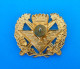 CROATIA ARMY - Large Officers Gilded Hat Cap Badge ( By IKOM Zagreb ) * Croatie Armee Kroatien Croazia Croacia Military - Heer