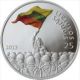 Lithuania 50 Litu 2013 PROOF Silver Ag "Lithuanian Sajudis" - Lituania