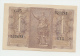 Italy 1 Lira 1939 AUNC CRISP Banknote P 26 - Italië – 1 Lira