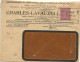 SEMEUSES - 1930 - PERFORE De CHARLES LAVAUZELLE ENVELOPPE De LIMOGES Pour AGEN - Covers & Documents
