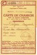 SAVIGNY SUR ORGE - Carte De Charbon ( 8 Cm X 12 Cm ) - Unclassified