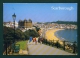 ENGLAND  -  Scarborough  South Bay And Grand Hotel  Used Postcard As Scans - Scarborough