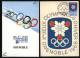 1 CARTOLINA MAXIMUM + 1 FDC DEI GIOCHI OLIMPICI INVERNALI DI GRENOBLE 1968 - Inverno1968: Grenoble