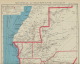 Carte Geographique Mauritanie Senegal Politique Années 30 - Mauritanië