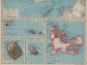 Carte Geographique Antarctique Pole Sud Kerguelen Crozet Amsterdam St Paul Polar Map Années 30 - Autres & Non Classés