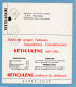 MENU--illustré---publicité "RETICULENE" Carte Ayant Voyagé PP 1960 - Menus