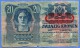 20 KRONEN Österreich-Ungarn 1913, Banknote, Umlaufschein - Oesterreich