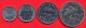Malaysia 2007 Coins Set AXF - UNC (Set - 4 Coins) 5, 10, 20, 50 Sen - Malaysie