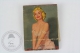 Old Advertising Matchbox/ Matches - Pin Up Blonde Girl - Marilyn Stile - Cajas De Cerillas (fósforos)