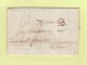 Paris Pour St Chamont - P Ouvert - Courrier De 1818 - 1701-1800: Voorlopers XVIII