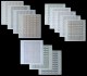 FRANCE - TIMBRES FICTIFS ** - LOT DE 12 FEUILLES COMPLETES DIFFERENTES - Ficticios