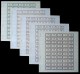 FRANCE - TIMBRES FICTIFS ** - LOT DE 12 FEUILLES COMPLETES DIFFERENTES - Finti