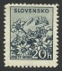 Slovakia, 20 H. 1940, Sc # 47, Mi # 73YA, MH - Neufs