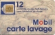 CARTE-PUCE-SO3--LAVAGE-MOBIL-12-UNITES-TBE - Car Wash Cards