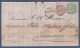 GRAN BRETAGNA-1861- 2 Valori Da 6 P. E 1 S.(catalogo N. 19/20) Su Manoscritto Da Liverpool A Livorno-in Buone Condizioni - Storia Postale