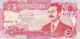 IRAQ 5 DINARS 1986 SADAM HUSSEIN  S/C  -  UNC - Irak