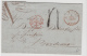 BELGIUM USED COVER 09/02/1855 LOUVAIN VERS BORDEAUX - 1830-1849 (Independent Belgium)