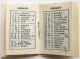 MINI CALENDRIER 1936 PETIT FORMAT . BOUASSE JEUNE  PARIS MADE IN FRANCE - Small : 1921-40