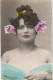 Tête De Femme /Fleurs Dans Les Cheveux / Villenauxe/ Berlin / 1906/1908    CPDIV194 - Otros & Sin Clasificación