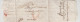 LETTRE DE VALENCIENNES 1674 PORT 5 CRAIE ROUGE - RARE - A VOIR - RRR *** - ....-1700: Précurseurs