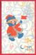 154621 / Russia Art  Irina Pavlovna Iskrinskaya - BOY RED FLAG ROOSTER FISH Snowflake New Year Nouvel An Neujahr Russie - New Year