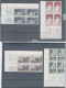 MAROC: N° 339 à 342, Tous **, Blocs De 4 Coins De Feuilles - Unused Stamps