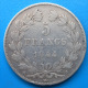 Louis-Philippe , écu De 5 Francs Argent 1844 B ROUEN , MILLESIME RARE - 5 Francs