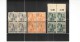 Saar French Asmin. Serue Miner+1947:Block X 4 See  Scans - Neufs