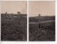 REF 202 CPA Lot De 2 Carte Photo Tombe D'Emile Thevenoux Tombé Le 24 06 1918 Photo Boidron Tours Aviation Avion Accident - Accidents