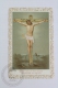 Antique Embossed Paper Lace Holy Card - Jesus On The Cross - Holy Lace - Imágenes Religiosas