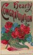 Hearty Congratulation - Cornucopia Of Red Roses - Autres & Non Classés