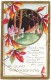 A Glad Thanksgiving - Art Deco Cottage Vignette - Colour Postcard By Whitney - Thanksgiving