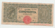 Italy 50 Lire 1944 "F" Pick 74 - 50 Lire