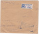 1955 ISRAEL Interesting REGISTERED OFFICIAL MAIL COVER VARIOUS MARKINGS BOTH SIDES - Covers & Documents